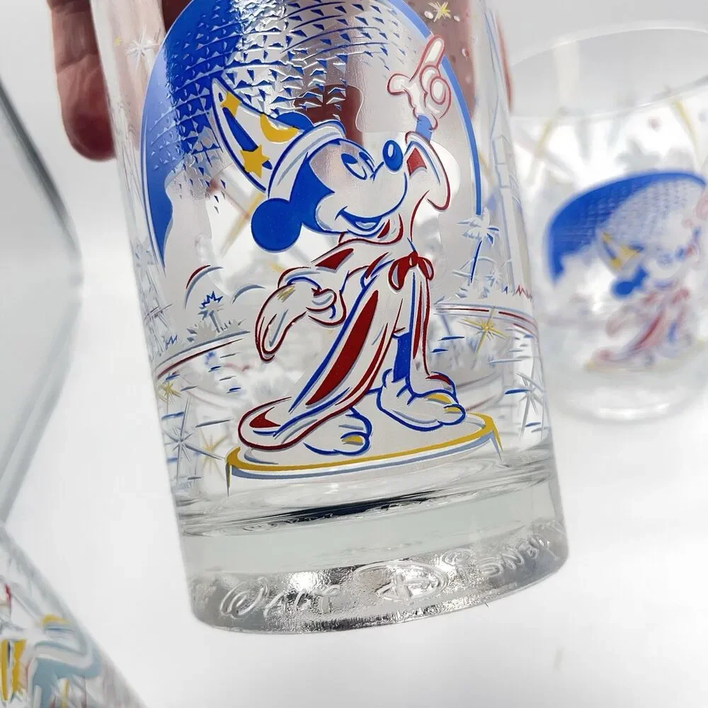 McDonald's WALT DISNEY World 25th Anniversary Glasses Lot Of 3